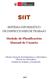 SIIT SISTEMA INFORMÁTICO DE INSPECCIONES DE TRABAJO. Modulo de Planificación Manual de Usuario